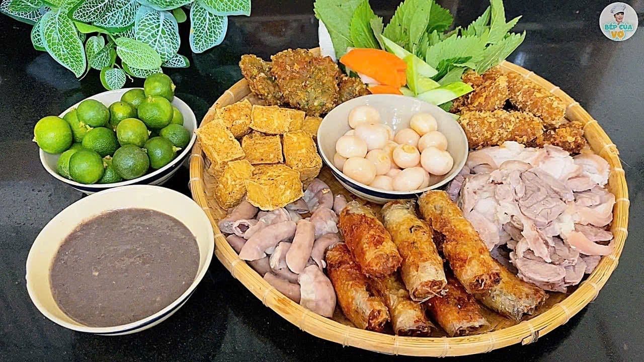 Bún Đậu Mắm Tôm (Fermented Shrimp Paste with Tofu & Noodles)
